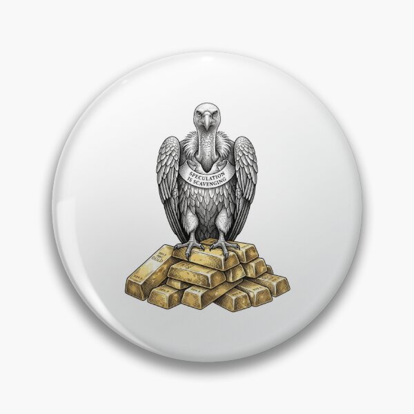 Item preview, Speculation Is Scavenging Vulture on Gold Bars    designed and sold by Owcomm.