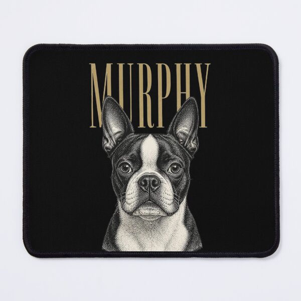 Item preview, Murphy Boston Terrier Dog Sketch for Proud Boston Pup Parents and Dog Lovers designed and sold by raedattia.