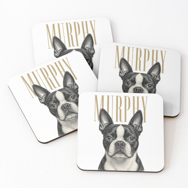 Item preview, Murphy Boston Terrier Dog Sketch for Proud Boston Pup Parents and Dog Lovers designed and sold by raedattia.