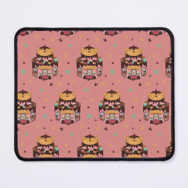 Item preview, Cute bear bakery and candy doodle stars designed and sold by SplodgeBlossom Illustration.