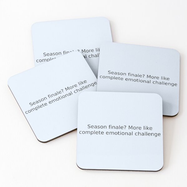 Item preview, Season finale? More like complete emotional challenge designed and sold by English Learning.