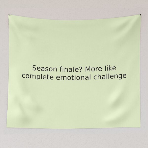 Item preview, Season finale? More like complete emotional challenge designed and sold by English Learning.