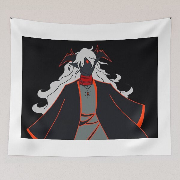 Item preview, Dark Demon Glowing Red Outline Cartoon designed and sold by Velaoraysone.