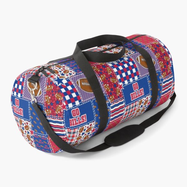 Item preview, Bills Football Patchwork designed and sold by KrisInStitches.