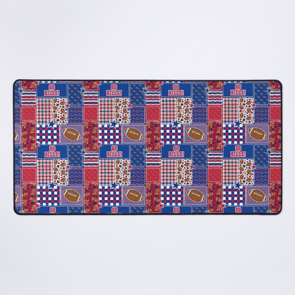 Item preview, Bills Football Patchwork designed and sold by KrisInStitches.