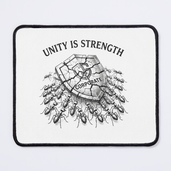 Item preview, Unity Is Strength Corporate Ant Workers Art designed and sold by Owcomm.