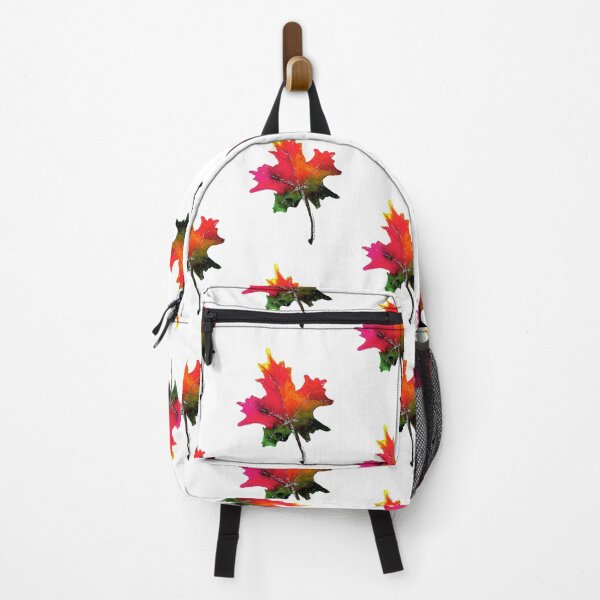 Item preview, Autumn maple leaf with frost, original watercolor. designed and sold by aswoa.