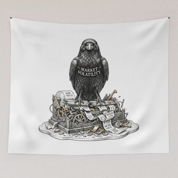 Item preview, Market Volatility Economic Collapse Crow Machine designed and sold by Owcomm.
