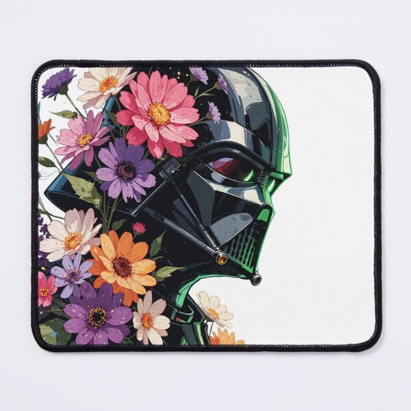 Item preview, Darth Vader surrounded by colorful spring flowers designed and sold by Raulovski.