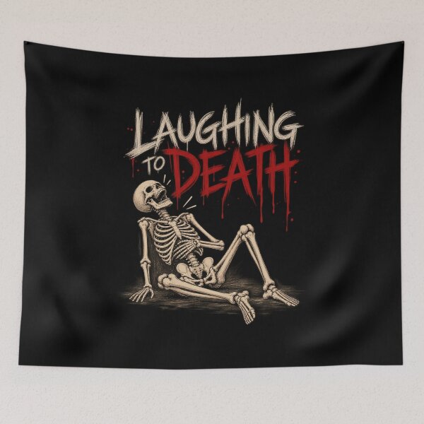 Item preview, Laughing to Death Skeleton designed and sold by selvashop.