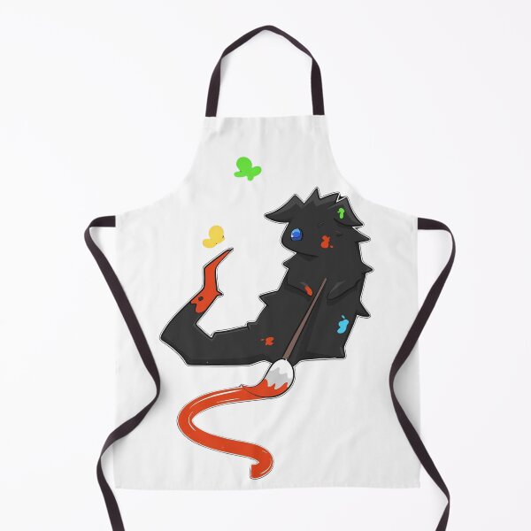 Item preview, Black Paintbrush Monster Colorful Butterflies Cartoon designed and sold by Velaoraysone.