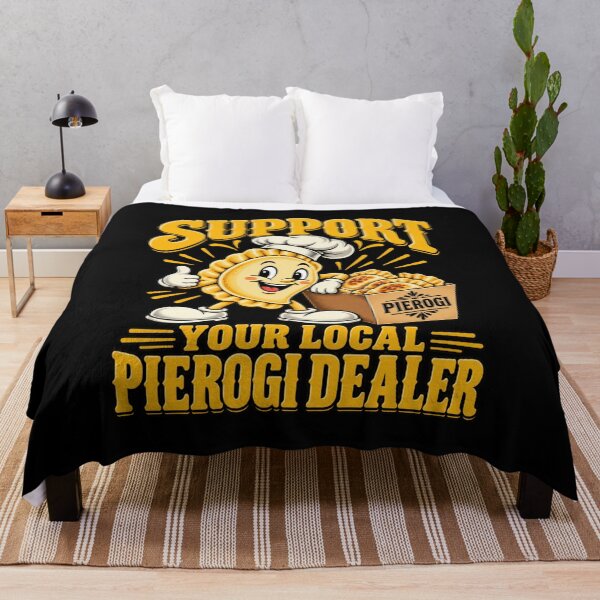 Item preview, Support Your Local Pierogi Dealer Funny Polish Food Lover T-Shirt designed and sold by Trendably.