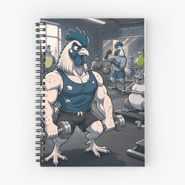 Item preview, Buff Rooster Gym Workout designed and sold by Lougud.
