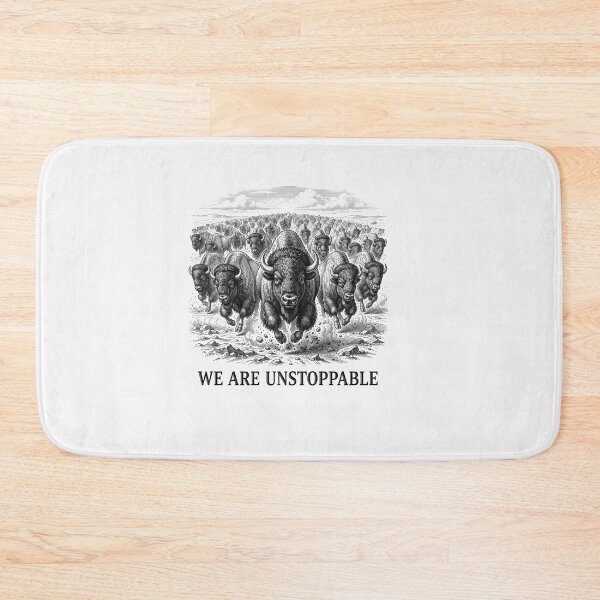 Item preview, We Are Unstoppable Bison Herd Solidarity designed and sold by Owcomm.