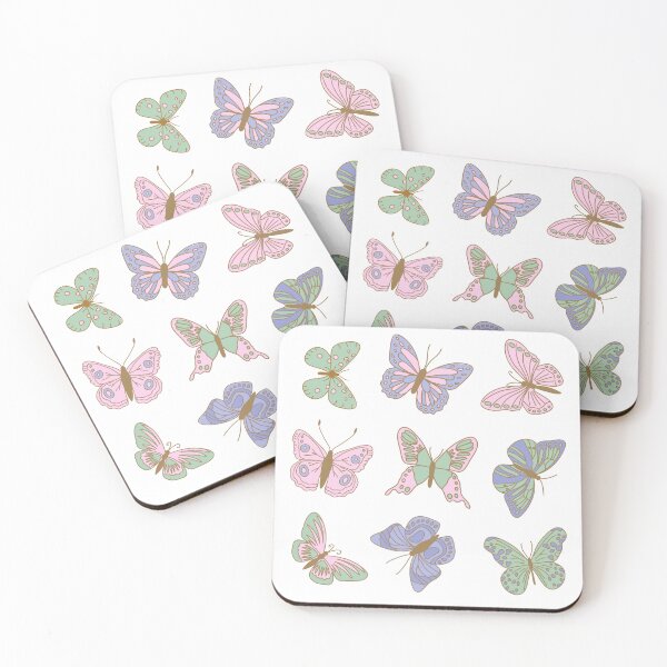 Item preview, Whimsical Pastel Butterflies designed and sold by MiaBellaGirl.