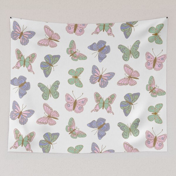 Item preview, Whimsical Pastel Butterflies designed and sold by MiaBellaGirl.