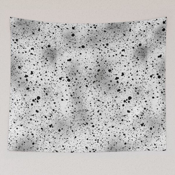 Item preview, Monochrome Ink Splatter Granular Grain Art designed and sold by Piotrek0001.