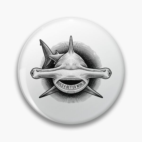 Item preview, Build A Better World Hammerhead Shark    designed and sold by Owcomm.