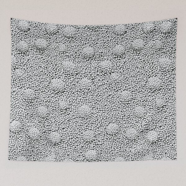 Item preview, Sculpted Grey Bubble Stipple Relief Art designed and sold by Piotrek0001.