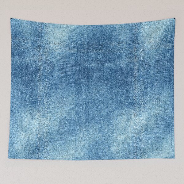 Item preview, Washed Indigo Denim Canvas Grain Texture designed and sold by Piotrek0001.
