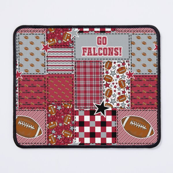 Item preview, Falcons Football Patchwork designed and sold by KrisInStitches.