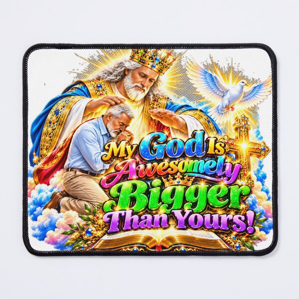 Item preview, My God Is Awesomely Bigger designed and sold by New Wave Artworks & Odds &Ends.