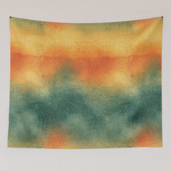 Item preview, Autumnal Terracotta and Olive Watercolor Grain designed and sold by Piotrek0001.