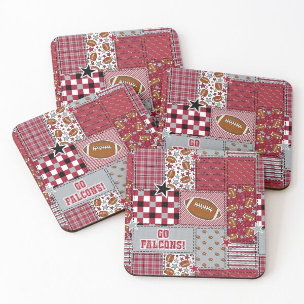 Item preview, Falcons Football Patchwork designed and sold by KrisInStitches.