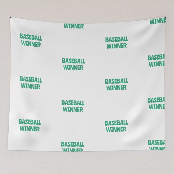 Item preview, Baseball Winner - Cute Green Sports Typography designed and sold by AWADHESH  CHAURASIA.