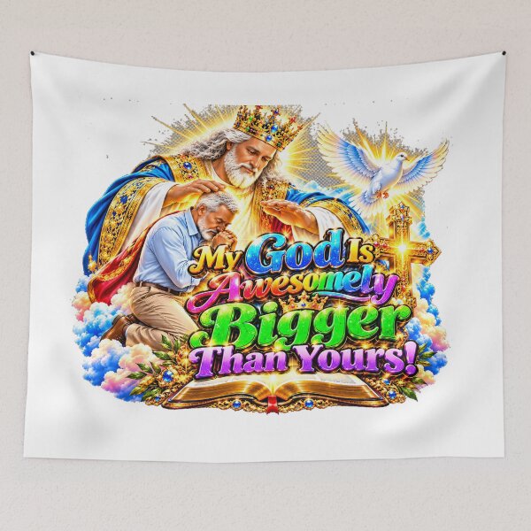 Item preview, My God Is Awesomely Bigger designed and sold by New Wave Artworks & Odds &Ends.
