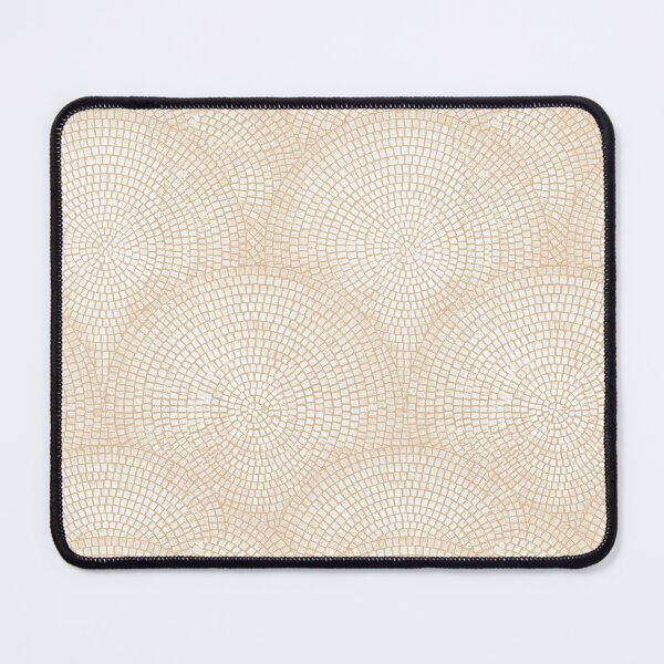 Item preview, Beige Seigaiha Fan Pebble Mosaic Art designed and sold by Piotrek0001.