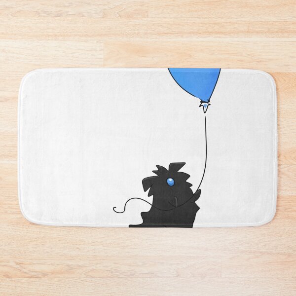 Item preview, Black Monster Blue Balloon Cartoon designed and sold by Velaoraysone.