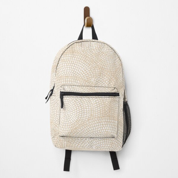 Item preview, Beige Seigaiha Fan Pebble Mosaic Art designed and sold by Piotrek0001.