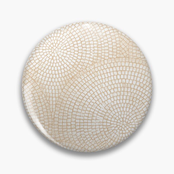 Item preview, Beige Seigaiha Fan Pebble Mosaic Art designed and sold by Piotrek0001.