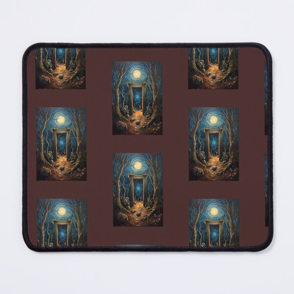 Item preview, Surreal Portal To The Stars | Magical Forest Full Moon Art Print designed and sold by Danny-Arts1.