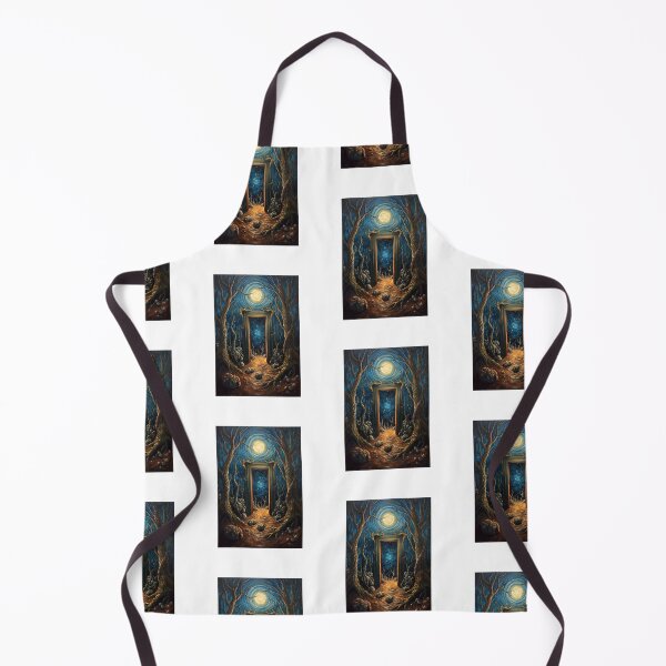 Item preview, Surreal Portal To The Stars | Magical Forest Full Moon Art Print designed and sold by Danny-Arts1.