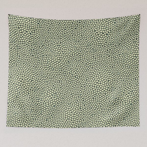 Item preview, Pale Sage Green Stippled Dot Mosaic designed and sold by Piotrek0001.