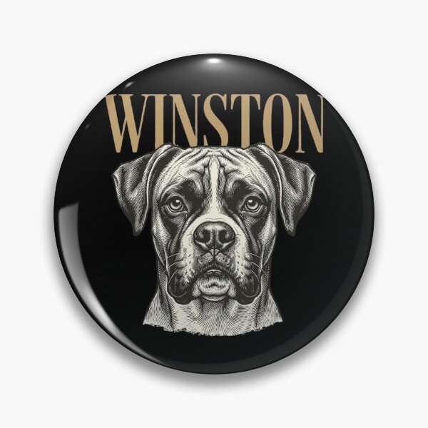 Item preview, Winston Boxer Dog Sketch for Proud Boxer Pup Parents and Working Breed Lovers designed and sold by raedattia.