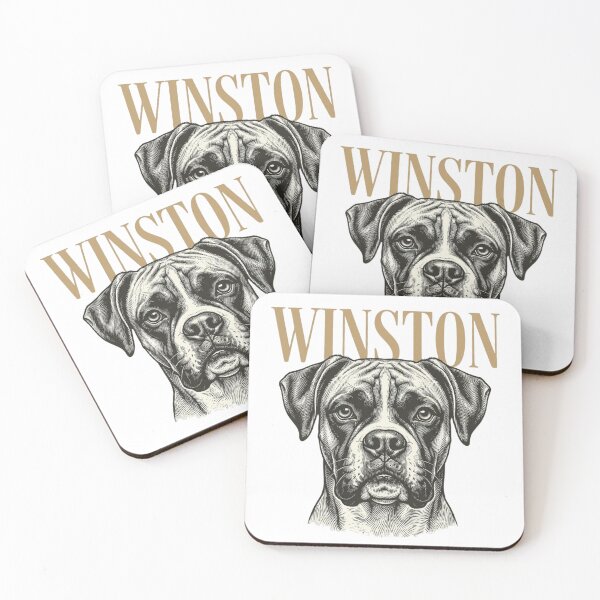 Item preview, Winston Boxer Dog Sketch for Proud Boxer Pup Parents and Working Breed Lovers designed and sold by raedattia.