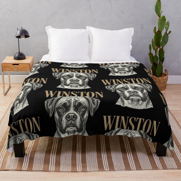 Item preview, Winston Boxer Dog Sketch for Proud Boxer Pup Parents and Working Breed Lovers designed and sold by raedattia.