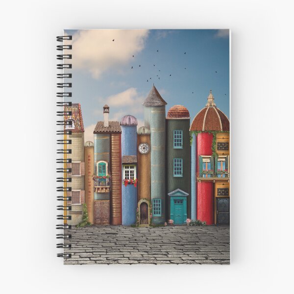 Item preview, Magical world of books, fantasy bookstores, city designed and sold by Nicole Bleck.