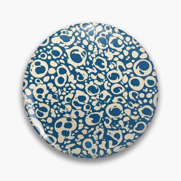 Item preview, Cobalt Blue and Cream Bubble Ring Mosaic designed and sold by Piotrek0001.