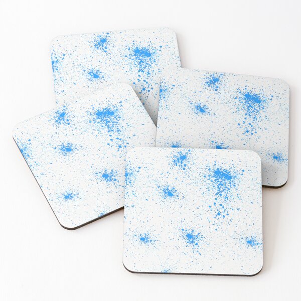 Item preview, Cyan Ink Mist Splatter Granular Art designed and sold by Piotrek0001.