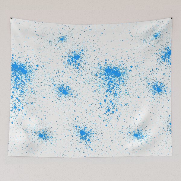 Item preview, Cyan Ink Mist Splatter Granular Art designed and sold by Piotrek0001.