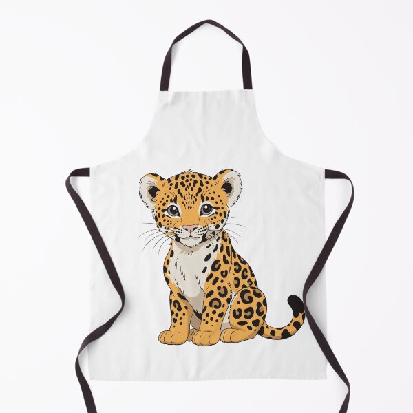 Item preview, tiger cub watercolor style big-eyed jungle animal designed and sold by DariaOltes.