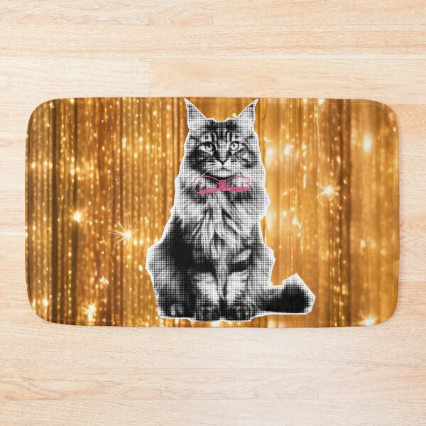 Item preview, Cute Maine Coon Cat Merry Christmas Holiday Art designed and sold by stormk10.
