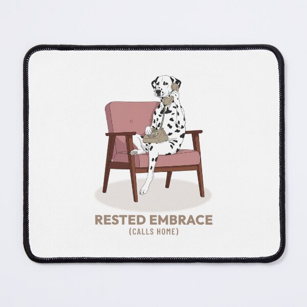Item preview, Dalmatian Dog Talking on Landline Phone, Vintage Aesthetic designed and sold by COZY VINTAGE animal.
