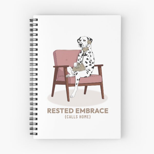 Item preview, Dalmatian Dog Talking on Landline Phone, Vintage Aesthetic designed and sold by COZY VINTAGE animal.