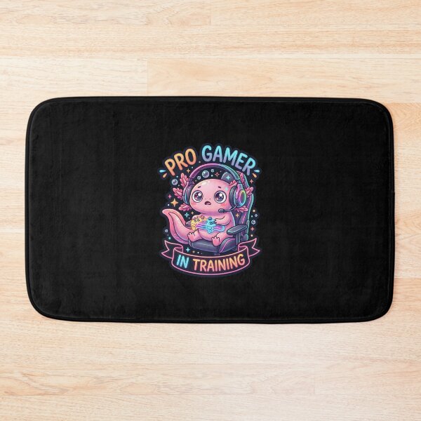 Item preview, Cute Axolotl Gaming – Pro Gamer In Training – Kawaii Gamer Girl & Boy Design designed and sold by Fuechse.
