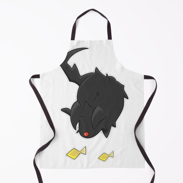 Item preview, Black Fluffy Monster Diving Yellow Fish Cartoon designed and sold by Velaoraysone.